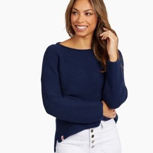 Shit That I Knit (STiK) Scotia Sweater XS in Navy